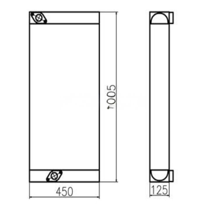 Sany For Sany Excavator SY215C-9 Hydruli Oil Cooler