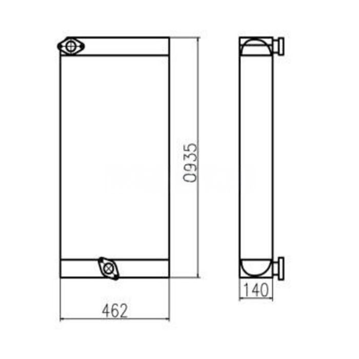 Sany For Sany Excavator SY235-9 Hydruli Oil Cooler