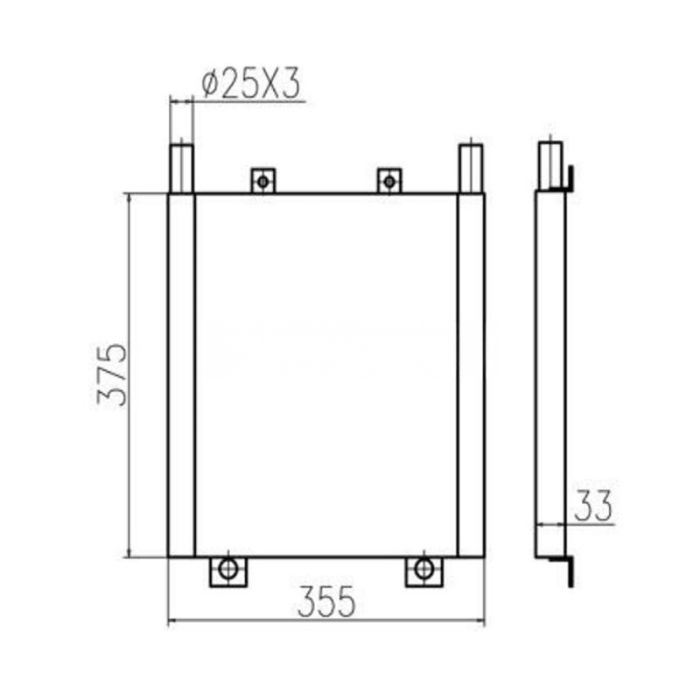 Kubota For Kubota KX155 KX163 KX165 Hydraulic Oil Cooler