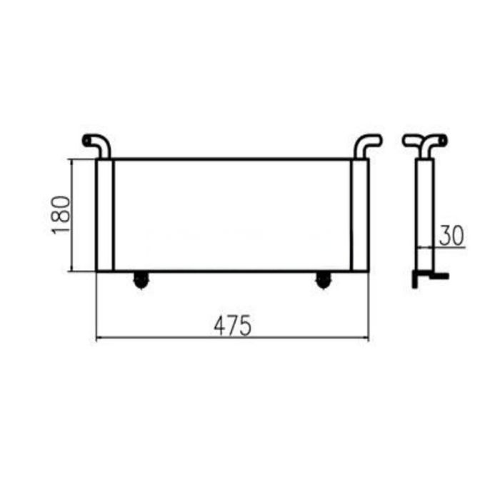 Yanmar For Yanmar 55NSL Hydraulic Oil Cooler