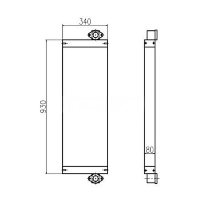 Kobelco For Kobelco Excavator SK210LC-8 Hydraulic Oil Cooler