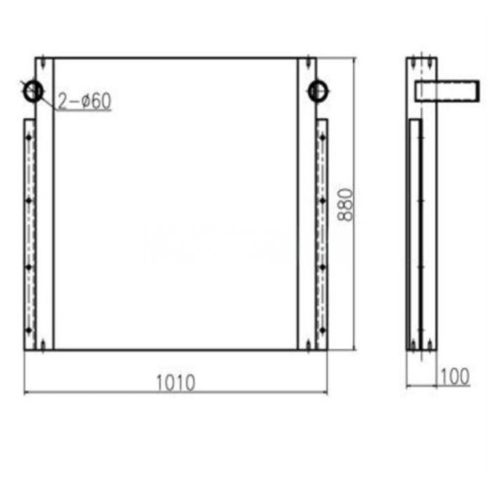 Caterpillar Oil Cooler 2653570 Compatible for Caterpillar CAT E330C Excavator