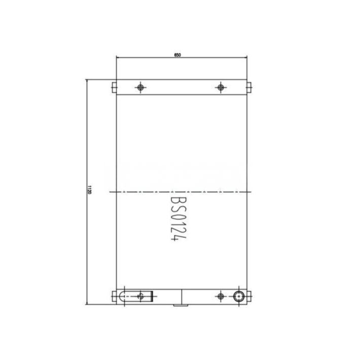 Hyundai Oil Cooler 11N6-46030 Compatible for Hyundai Crawler Excavator R210LC-7H R220LC-7H R210LC7H RC215C7H