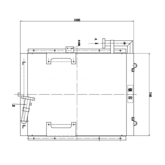 Hyundai Oil Cooler 11N6-40031 Compatible for Hyundai Crawler Excavator R210LC7 RD210-7 R210LC-7