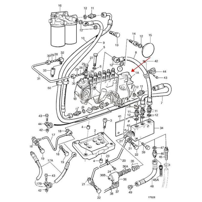 Volvo Fuel Injection Pump 3830102 Volvo Penta Engine TAMD63L-A TAMD63P-A
