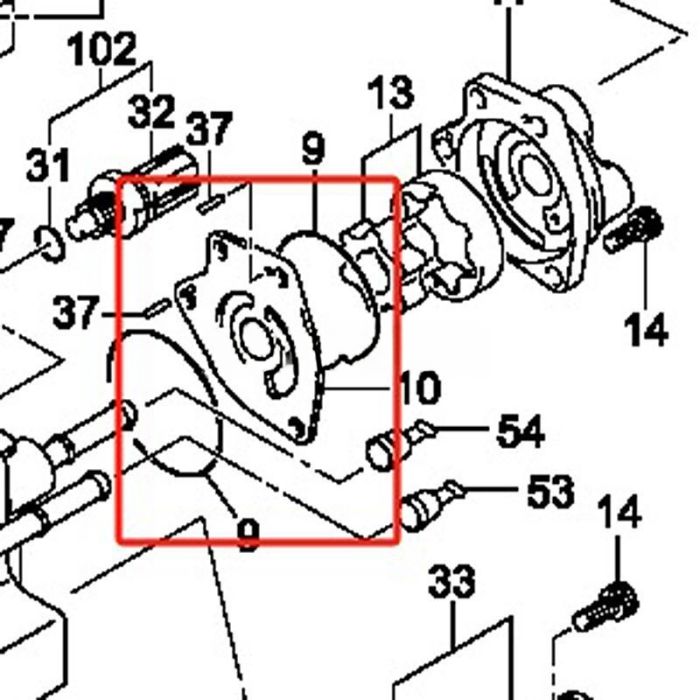 Denso Injection Pump Plate 294183-0090 Compatible for Denso Fuel Injection Pump 294000-0173