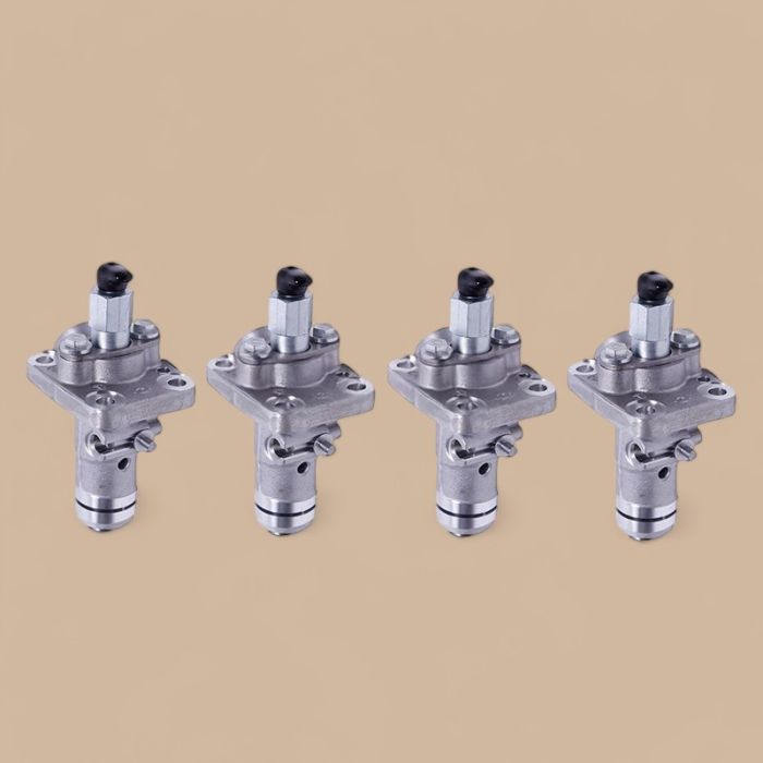 Isuzu 4Pcs Fuel Injector Pump Assembly 8973148952 Compatible for Isuzu 4LB1 4LE1 4LE2 4LC1 Engine John Deere 50C 35C 27C Hitachi ZX27U ZX30U ZX35U ZX40U ZX50U ZX55UR Excavator