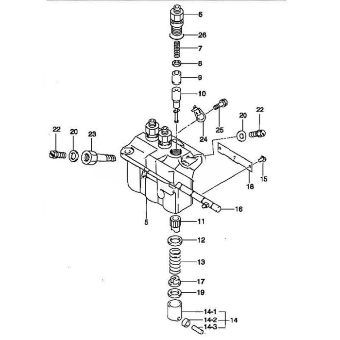 Mitsubishi Fuel Injection Pump 094500-7920 Compatible for Mitsubishi Engine S3L2 S3L2-Y1SCME