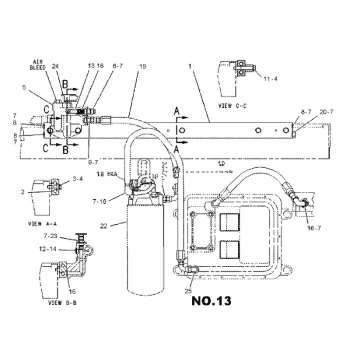 Caterpillar Fuel Line Regulator Valve 104-1706 Compatible for Caterpillar 3176B 3176C 3196 C-10 C-12 Engine CAT 65E 75C 75D 75E 85C 85D 85E 95E 345B 365B R1600 R1700
