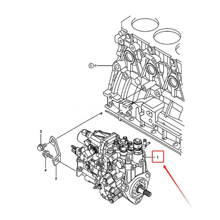 Yanmar Fuel Injection Pump Assembly 729649-51390 Compatible for Yanmar Engine 4TNV84T