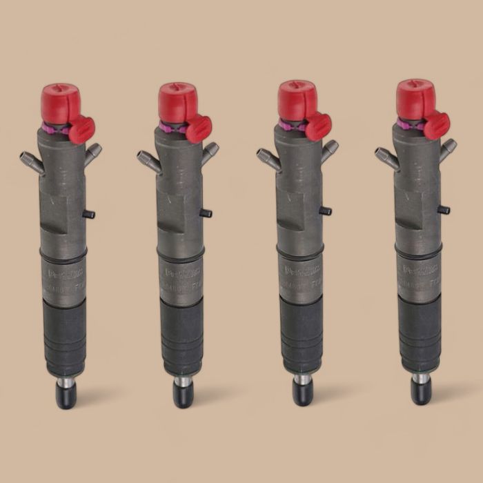 Perkins 4Pcs Fuel Injector 2645K025 LJBB04801A Compatible for Perkins Engine 1103 1104 1104D-44T 1104D-44TA