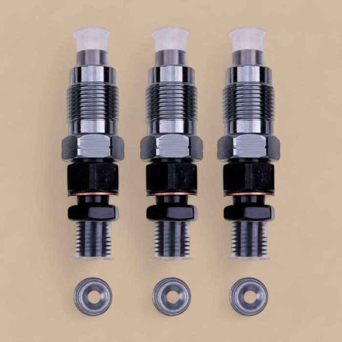 Kubota 3Pcs Fuel Injector 16419-53900 16419-53905 Compatible for Kubota Engine D1503 D1503-T