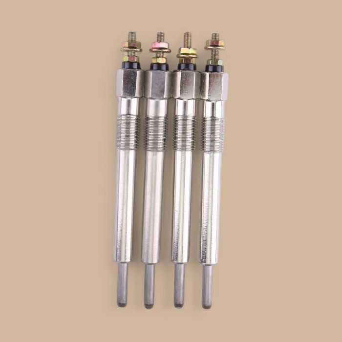 Bobcat 4 PCS Glow Plug 6631808 Compatible for Bobcat Skid Steer Loader 843 853 1213