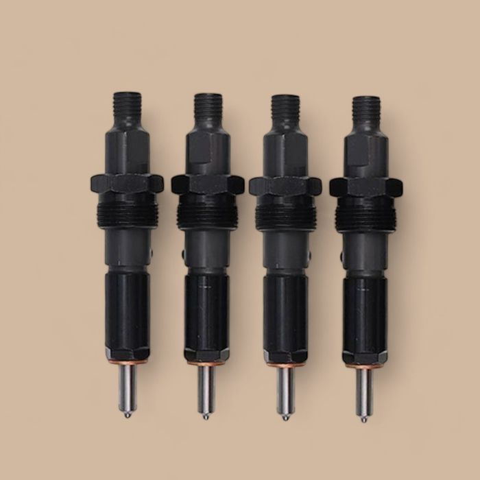 CASE 4 PCS Fuel Injector J919343 Compatible for CASE 580SK 580L 580SL 590SL 650G 850E 9030 9020 9010B 5120 5140 5220