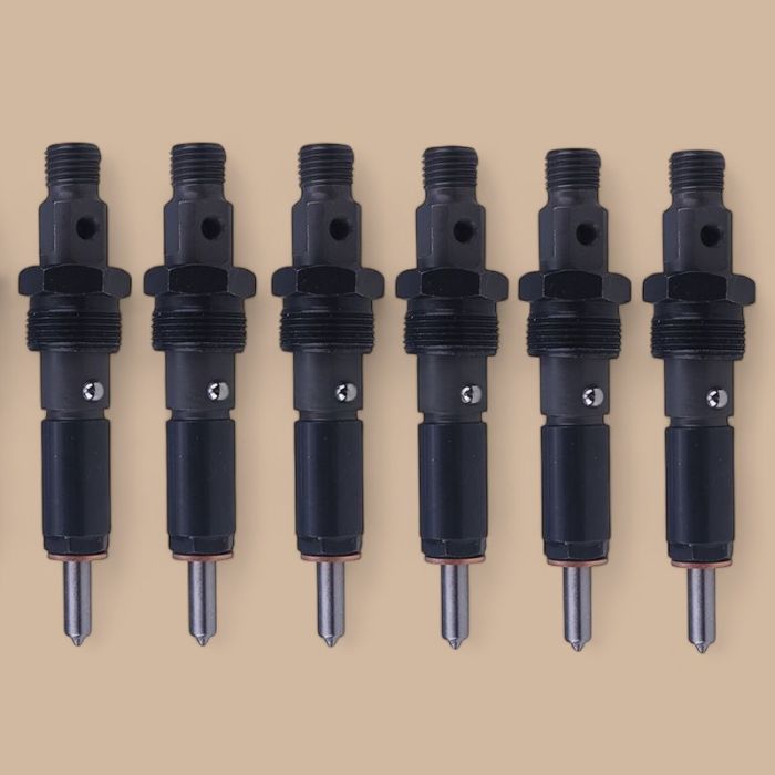 Cummins 6 PCS Fuel Injector 3897596 3967597 0432131753 Compatible for Cummins Engine 6BTA 5.9L