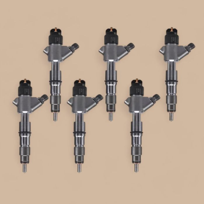 Weichai 6 Pcs Fuel Injector 13024966 0445120244 Compatible for Weichai Engine WP6 6.2L 170KW