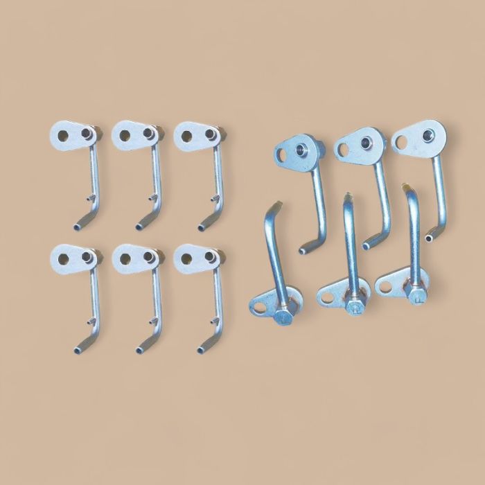 Komatsu 12 Pcs Piston Cooling Nozzle 6240-21-1810 6240-21-1910 Compatible for Komatsu Engine 6D170E-3 Loader WA600-3LK