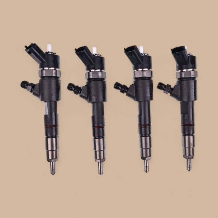 Yanmar 4 Pcs Fuel Injector 129677-53100 Compatible for Yanmar Engine 4JH110 4JH80