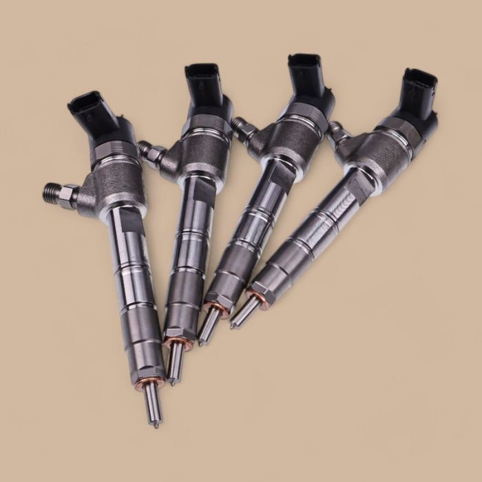 Isuzu 4 Pcs Fuel Injector 0445110694 Compatible for Isuzu Engine 4HK1 Truck NPR NPR-HD