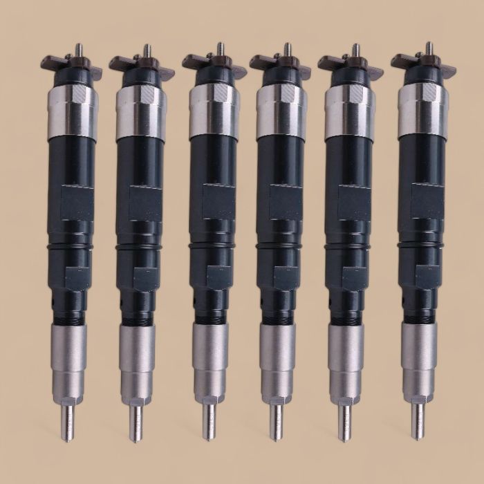 John Deere Fuel Injector RE518726 Compatible for John Deere Engine 6081 Tractor 8120 8220 8320 8420 8520