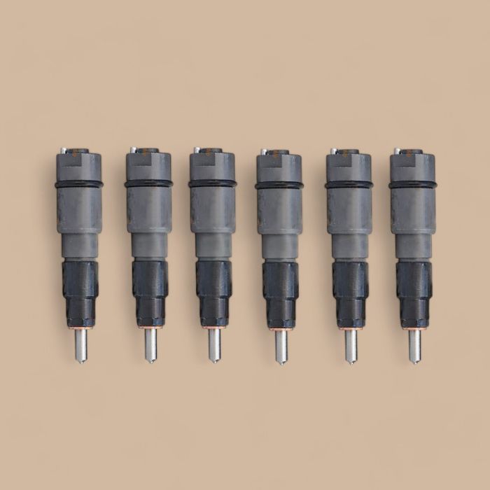 Mercedes 6 Pcs Fuel Injector 0432191347 A0050174621 Compatible for Mercedes-Benz Engine OM541 OM457 Truck Actros MP2 MP3