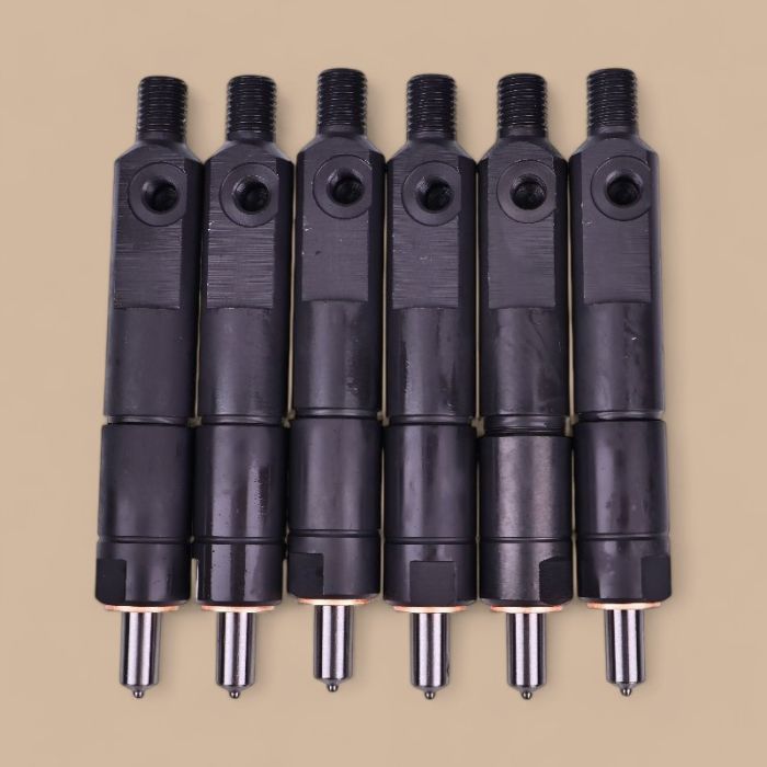 Perkins 6Pcs Fuel Injector 17/107300 Compatible for Perkins Engine 1006 JCB Loader 712 712-37 712-47 716 716-41 716-51
