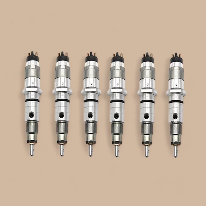 Caterpillar 6 Pcs Fuel Injector 449-9600 Compatible for Caterpillar CAT Engine C7.1 Generator Set D175 D150 D125 D135 D200