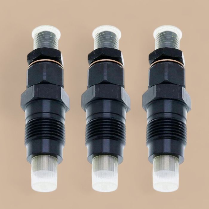 John Deere 3Pcs Fuel Injector 119515-53001 Compatible for Yanmar Engine 3TNM68 3TNM72 3TNM74F 3TNV70 3TNV76 3YM27A John Deere Hitachi Excavator ZX17U-2 ZX17UNA-2 Cub Cadet 4x4 Utility Vehicle
