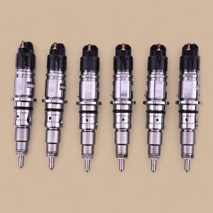 Cummins 6 PCS Fuel Injector 49994928 Compatible for Cummins Engine ISB6.7 Dodge Ram 3500 4500 5500 2011-2012
