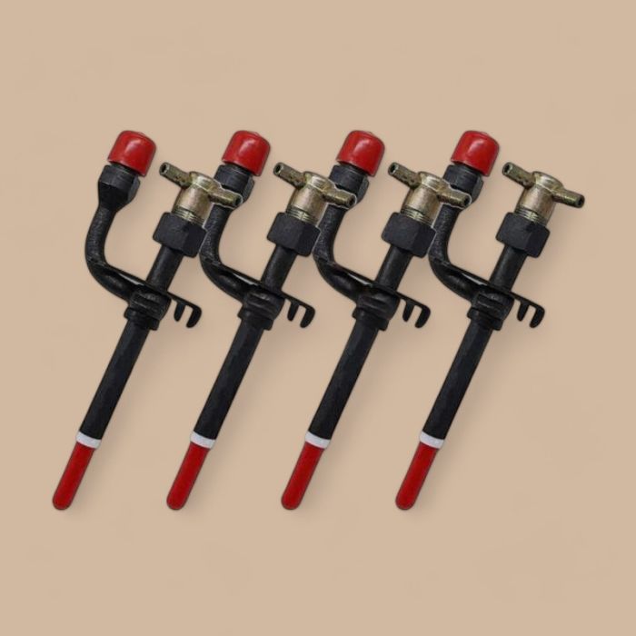 Kubota 4 Pcs Fuel Injection 17111-53000 Compatible for Kubota L4350DT L5450DT R510 R510B Case IH 1838 560
