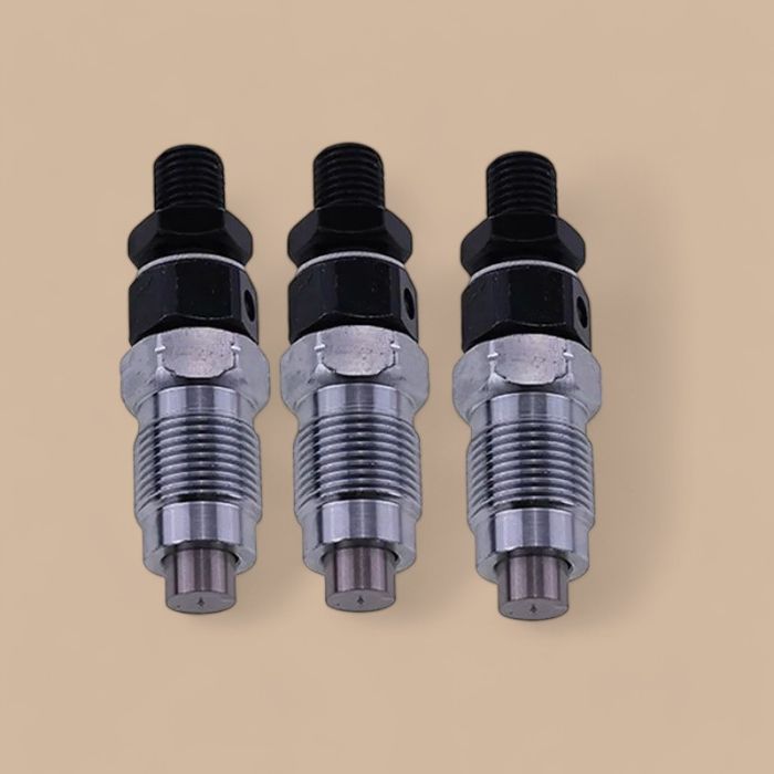 Shibaura 3Pcs Fuel Injector 131406340 Compatible for Shibaura GT142-E643 GT162-E673 Perkins 103.07 Ransomes CG161 TT124 Toro Greensmaster 3200 Ingersoll 5118D 3118D 4118D