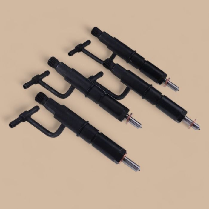 Isuzu 4Pcs Fuel Injector VI8944422250 Compatible for Isuzu Engine 4JB1 Kobelco Excavator SK80CS-1E 80MSR-1E 70SR-1E 70SR-1ES 80MSR-1ES