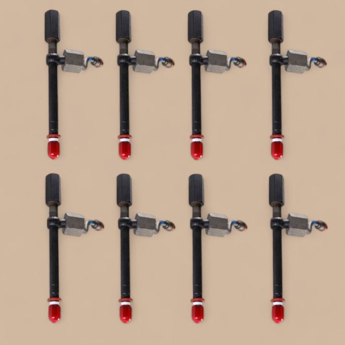 Caterpillar 8 PCS Fuel Injector 101-0060 115-3354 Compatible for Caterpillar CAT Engine 3208 DITA 435HP