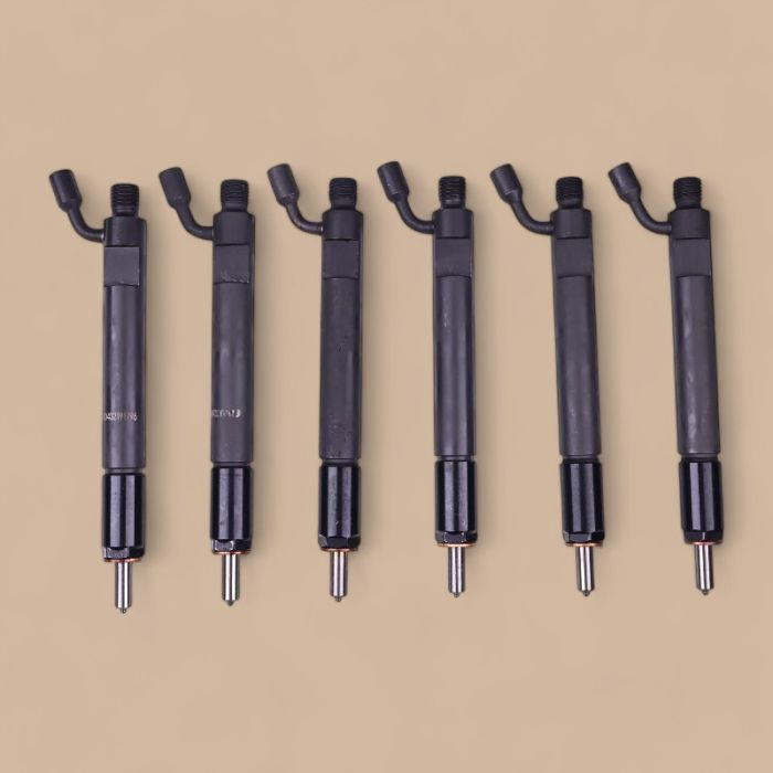 Cummins 6Pcs Fuel Injector 3802098 Compatible for Cummins Engine 6C8.3 ISC QSC8.3