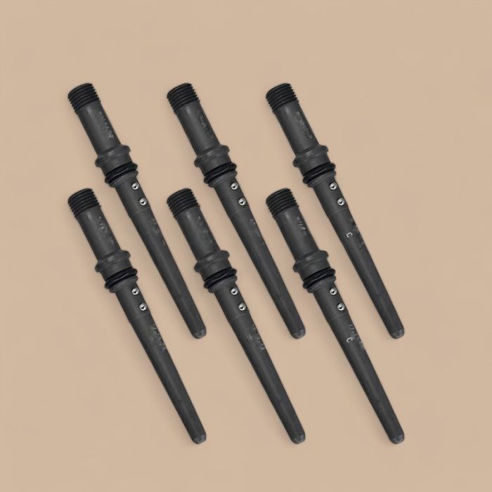 Cummins 6Pcs Fuel Injector Connect Tube 4897114 Compatible for Cummins Engine 4B3.9 ISB ISB5.9 ISBE4