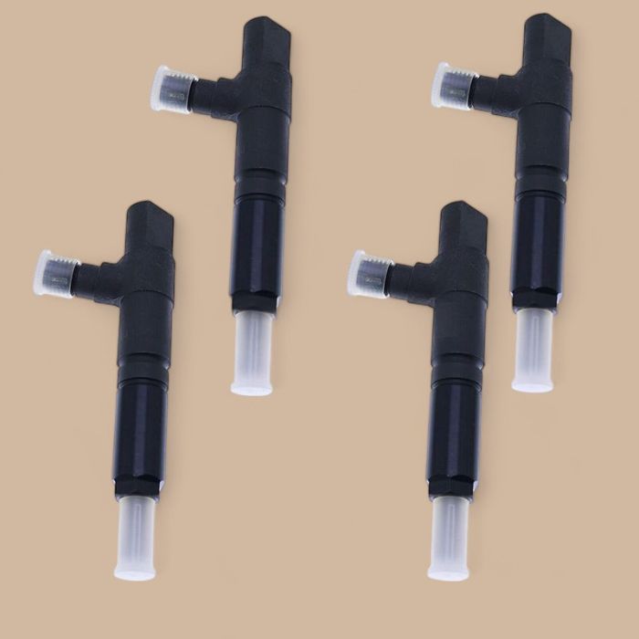 Kubota 4Pcs Fuel Injector 1G796-53000 1G796-53002 Compatible for Kubota V2203 V2403 Engine