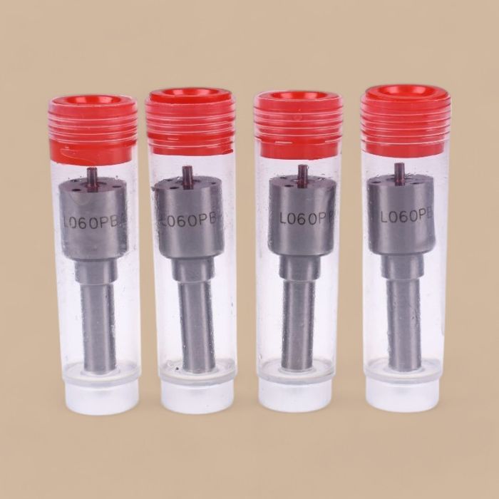 Perkins 4 Pcs Fuel Injector Nozzle L060PBA Compatible for Perkins 1006.60T 1004.40T Caterpillar CAT 3056 3054 Engine