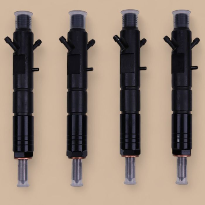 Perkins 4 Pcs Fuel Injector 2645K011 LJBB03202A Compatible for Perkins Engine 1104A-44T 1104C-44T 1104C-44TA