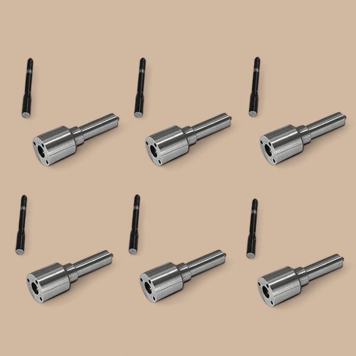 Volvo 6 Pcs Fuel Injector Nozzles 0433171031 DLLA150P30 4787813 Compatible for Volvo Engine TD60B