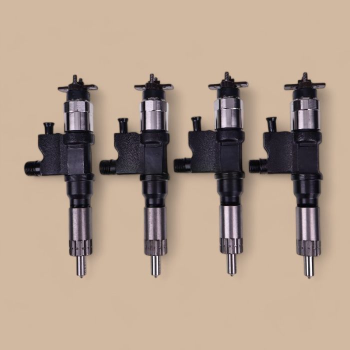 Isuzu 4Pcs Fuel Injector 8-97306071-0 Compatible for Isuzu Engine 4HJ1 4HK1 4HK1-TCC 4HK1-TCS Truck NKR NPR NQR NRR