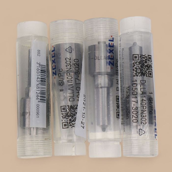 Kubota 4Pcs Fuel Injector Nozzle DLLA140PN302 Compatible for Kubota Engine V2003 MDI