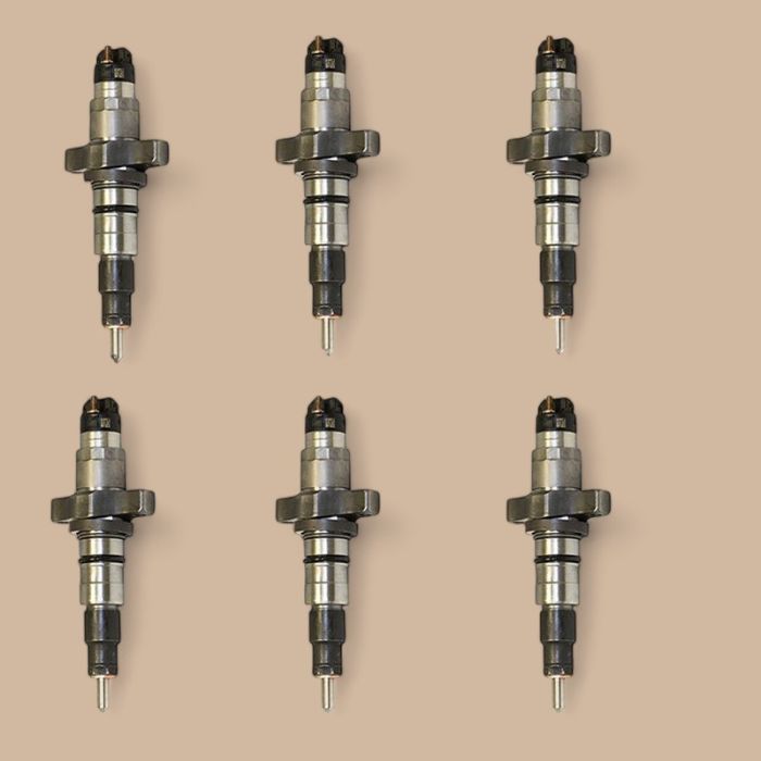 Cummins 6PCS Injectors Set 0445120210 Compatible for Cummins Dodge Ram 2500 3500 03-04.5 2003-2004.5 5.9 305HP