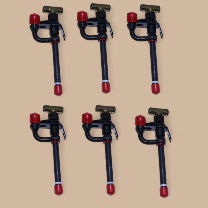 John Deere 6Pcs Fuel Injector RE36939 RE38087 28485 Compatible for John Deere 6200 6300 6400 6600 8875 5400 6500 6200L