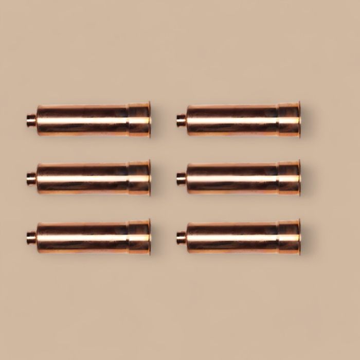 Daewooo 6PCS Injector Sleeve 65032050002 Compatible for Daewooo Doosan Engine D2366 DE12