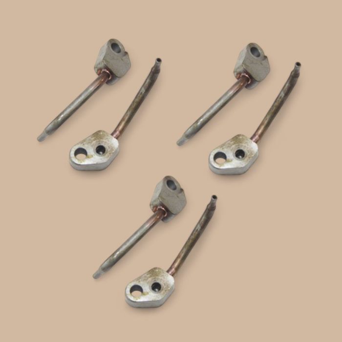 Komatsu 6PCS Oil Nozzle 6151-21-1740 Compatible for Komatsu Engine 6D125 S6D125 Excavator PC300-3 PC400-5