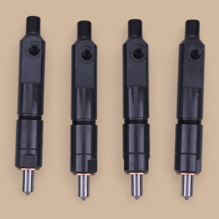 Perkins 4 PCS Fuel Injector 2645K002 Compatible for Perkins Engine 4.236 T4.236 4.41