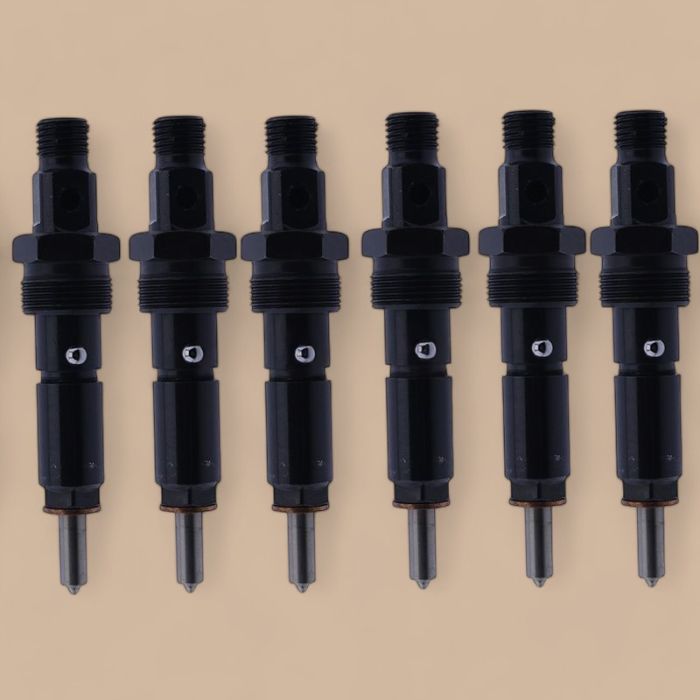 Cummins 6 PCS Bosch Marine 300 Fuel Injector 0432133864 3802516 Compatible for Cummins Engine 12 Valve 5.9L