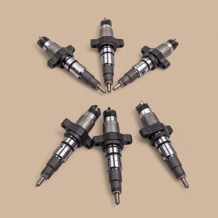Dodge 6 PCS Fuel Injector Compatible for 03-04.5 Dodge RAM 2500 3500 Cummins Engine 5.9L