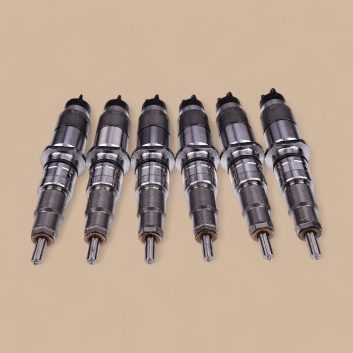 Bosch Fuel Injector 0445120251 5263314 Compatible for Bosch Cummins Engine ISB6.7 QSB6.7 Komatsu Excavator PC200-8 PC220-8