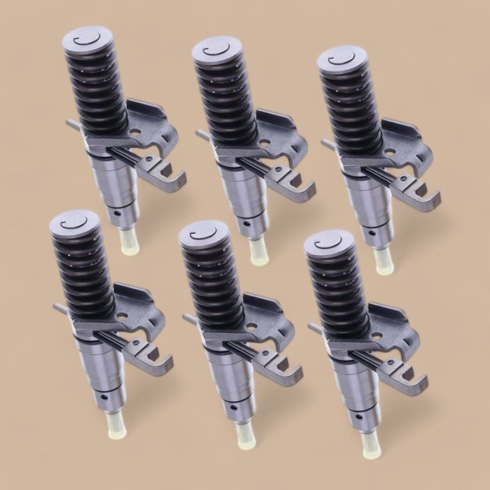 Caterpillar 6 PCS Fuel Injector 127-8222 20R-2051 Compatible for Caterpillar CAT 3116 3114 3126 Excavator 322L 325 325L Loader 950F 960F Tractor 613C
